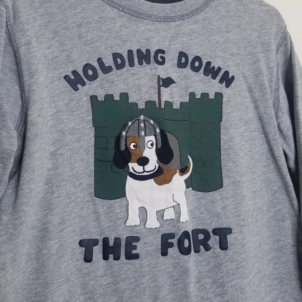 Gymboree Dog Fort Castle Knight Long Sleeve Shirt 3T